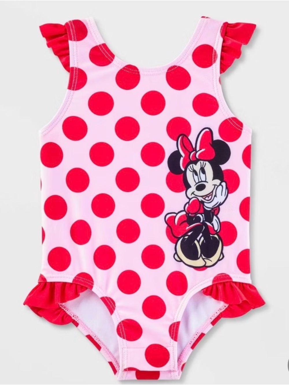 Disney Baby’s Minnie Mouse one piece swimsuit. UPF 50+. NWT